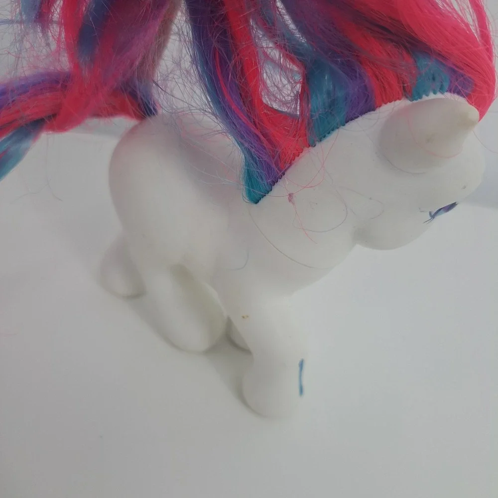 VTG My Little Pony G3 Lot of 3 Pink Rainbow Flash Rainbow Swirl Bowtie 2000s
